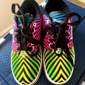 **Brand New** Size 2Y Kids Black/Rainbow Heelys